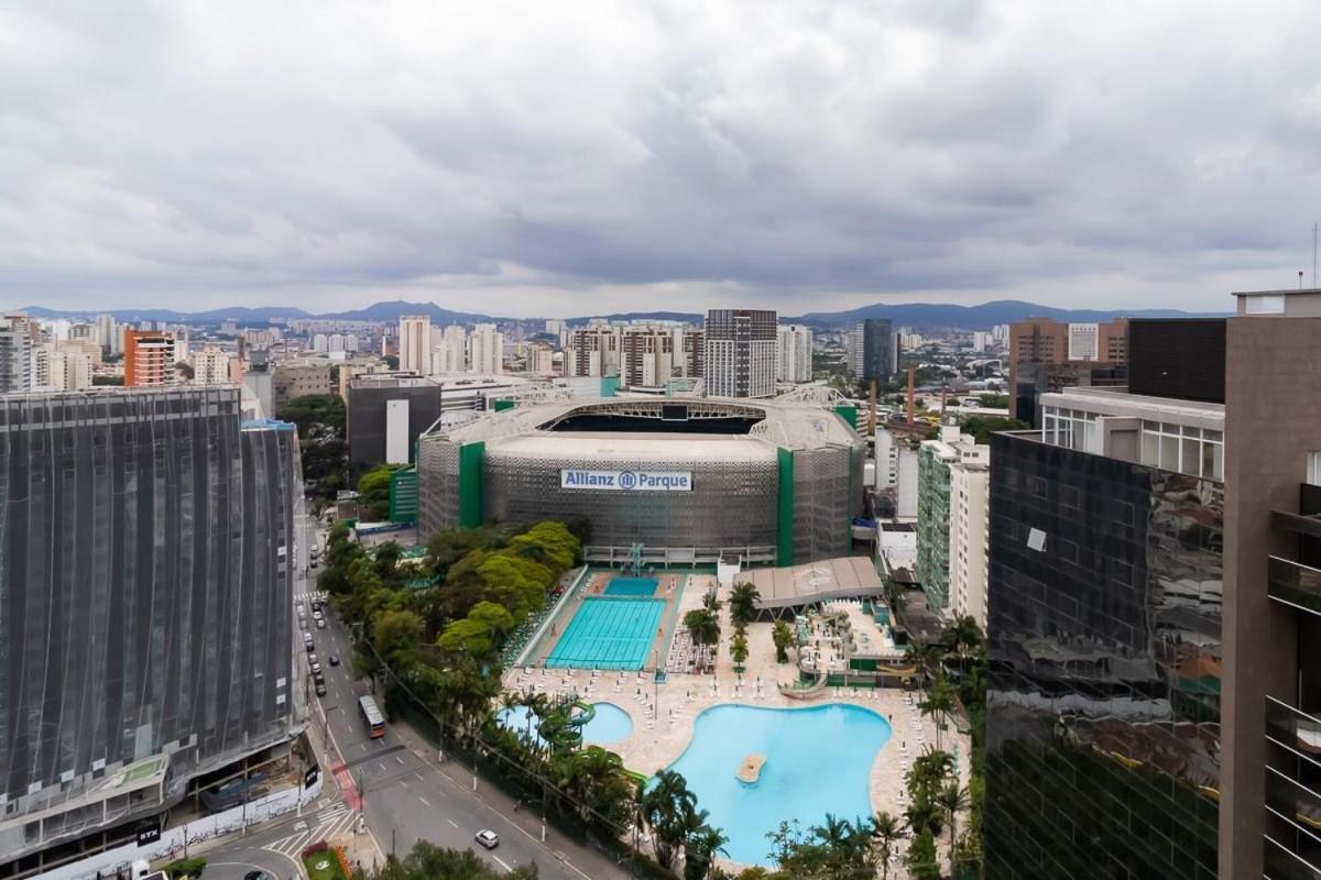 圣保罗Studio Em Frente Ao Allianz Parque Com Piscina Na Cobertura - Vn 16公寓 外观 照片